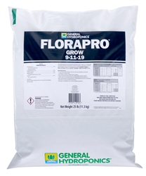General Hydroponics FloraPro Grow Soluble 25 lb bag