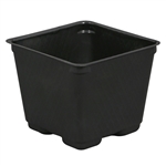 Gro Pro Square Plastic Pot Black 3.5 in