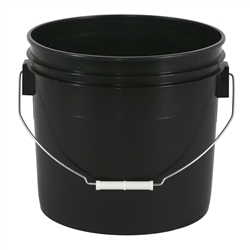 Gro Pro Black Plastic Bucket 3.5 Gallon