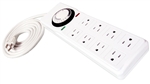 Surge Protector with 8 outlets & Timer